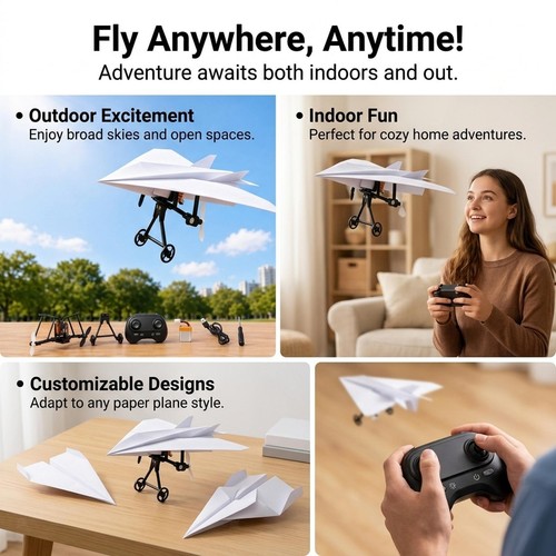 Paper airplane kit - rc,